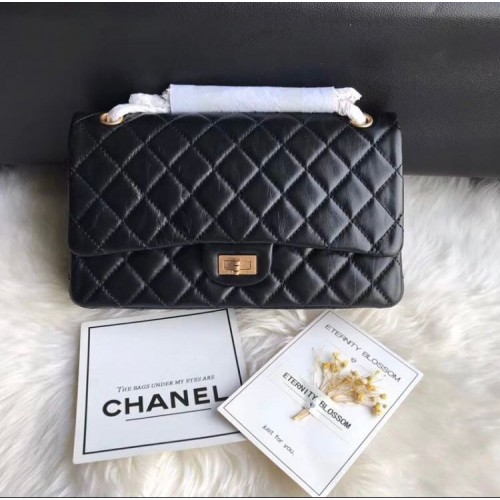 Sac Chanel Original Cuir Noir CC7867 Doré