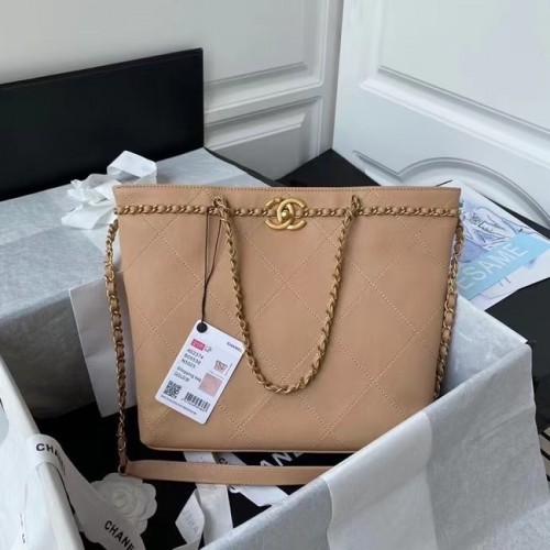 Chanel Original sac cabas en cuir AS2374 rose