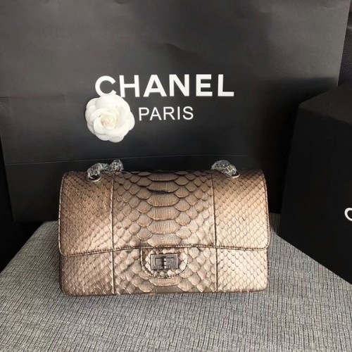 Chanel Original Sac à bandoulière en cuir de python CF1112A