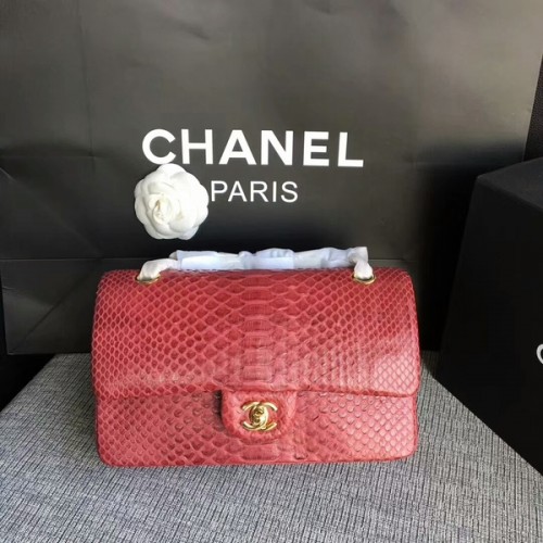 Chanel Original Sac à bandoulière en cuir de python CF1112CA