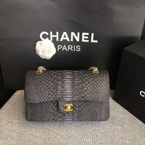 Chanel Original Sac à bandoulière en cuir de python CF1112J