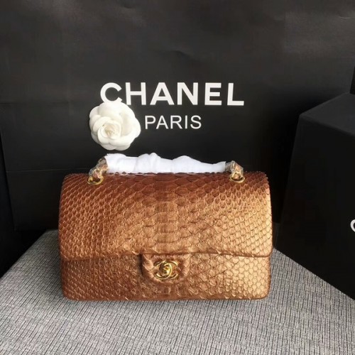 Chanel Original Sac à bandoulière en cuir de python CF1112R