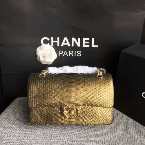 Chanel Original Sac à bandoulière en cuir de python CF1112T