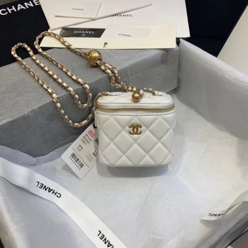 Chanel Original Small sac à main boîte à chaîne classique AP1447 blanc