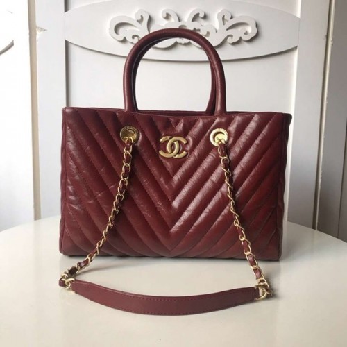 Chanel Original grand sac cabas A57974 Bordeaux
