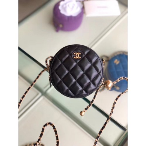 Chanel Original mini sac en peau de mouton AS1449 noir