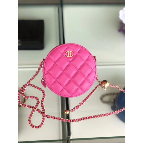Chanel Original mini sac en peau de mouton AS1449 rose