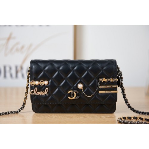 Chanel PETIT SAC À RABAT AP2508 noir
