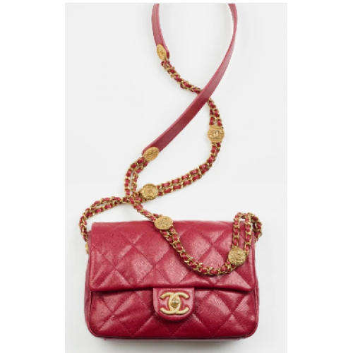 Chanel PETIT SAC À RABAT AS3369 Bordeaux