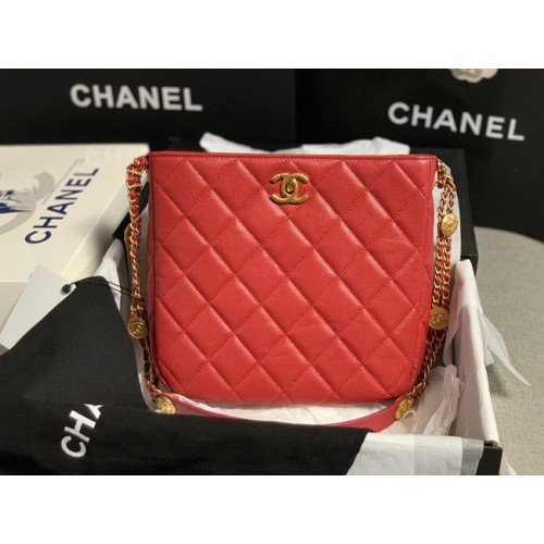 Chanel PETIT SAC SHOPPING AS3400 rouge