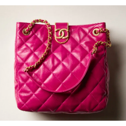 Chanel PETIT SAC SHOPPING AS3477 Fuchsia