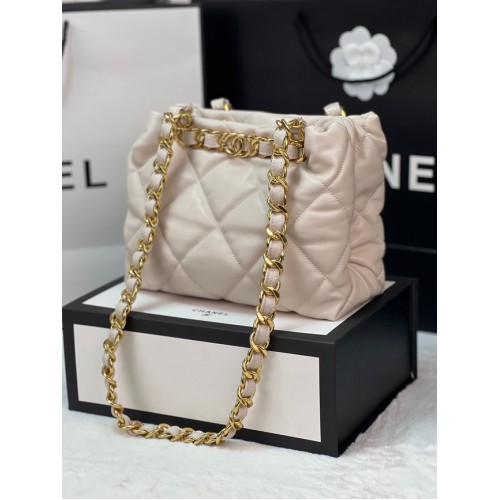 Chanel PETIT SAC SHOPPING AS3502 Beige