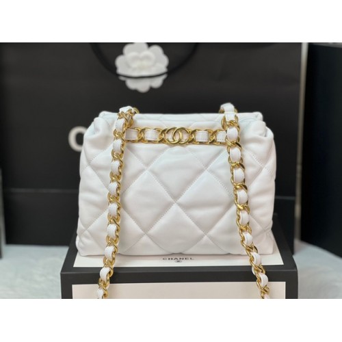 Chanel PETIT SAC SHOPPING AS3502 BLANC