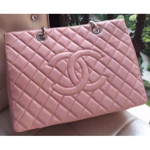 Chanel Sac Shopper Original Cuir De Veau A95021 Rose