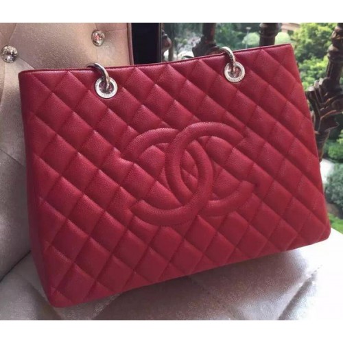 Chanel Sac Shopper Original Cuir De Veau A95021 Rouge