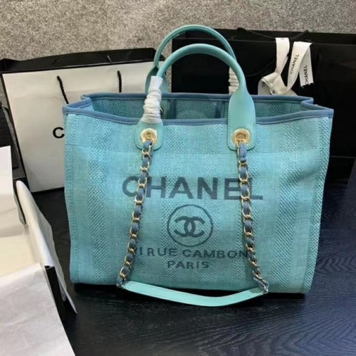 Chanel Cabas A66941 bleu ciel