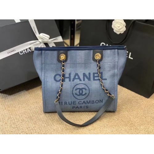 Sac bandoulière Chanel A66942 bleu