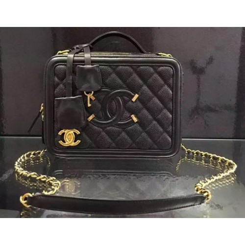 Chanel Sac Bandoulière Original Cuir De Veau CHA6678 Noir