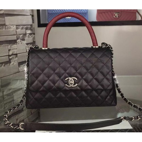Chanel Sac Cabas Bandoulière Original Cuir Caviar A7780 Noir