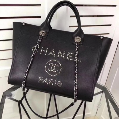 Chanel Cabas Cuir De Veau CHA3627 Noir