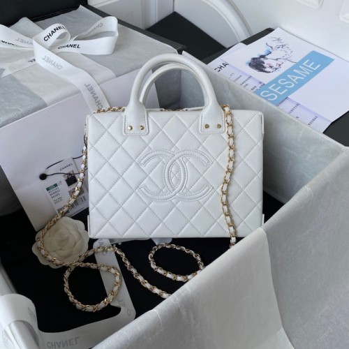 Chanel VANITY CASE AS3345 BLANC