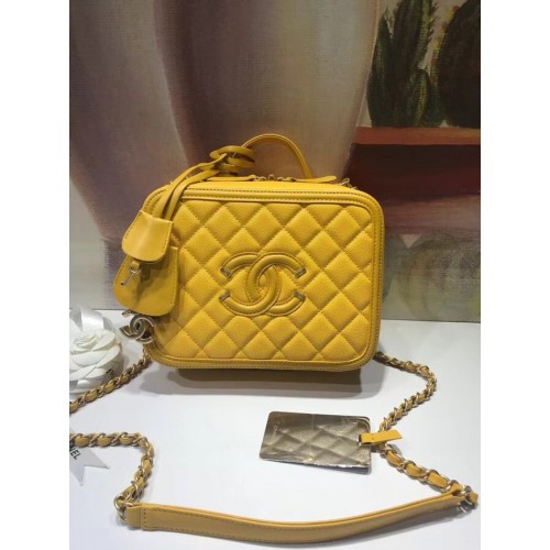Chanel Vanity Case Original A93343 jaune
