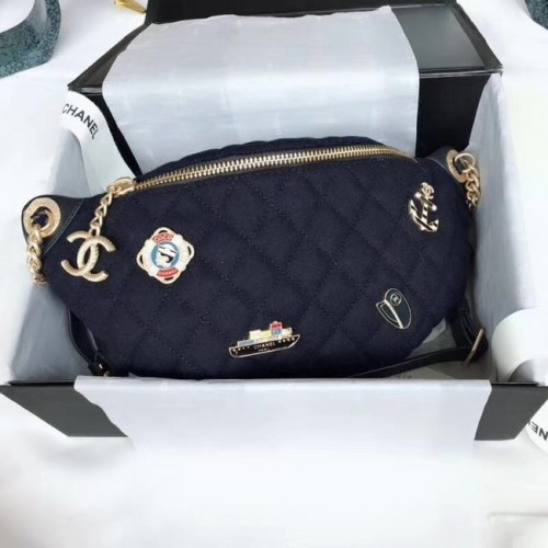 Sac Banane Chanel Original A57869 Bleu Marine