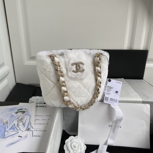 Chanel sac seau AS2257 blanc