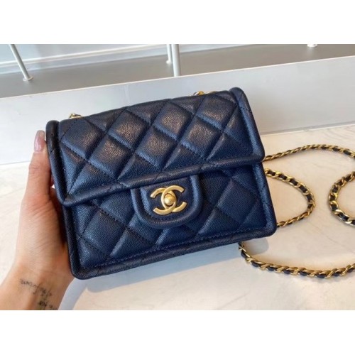 Sac bandoulière Chanel AS2356 Bleu Royal