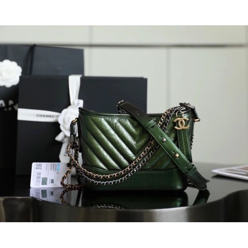 Chanel sac hobo gabrielle A93824 Vert