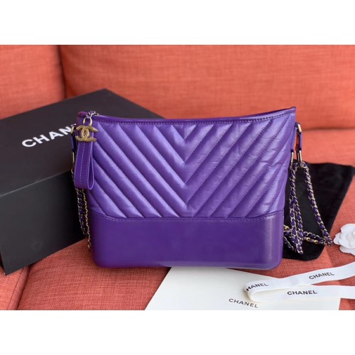 Chanel sac hobo gabrielle A93824 violet