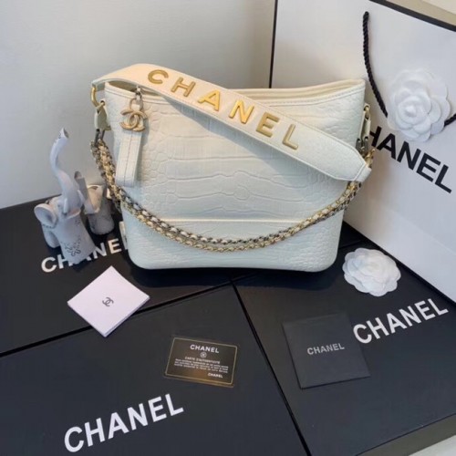 Chanel sac hobo gabrielle A93824 blanc