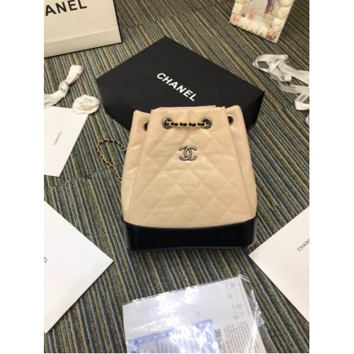 Chanel gabrielle petit sac à dos A94485 Beige&noir
