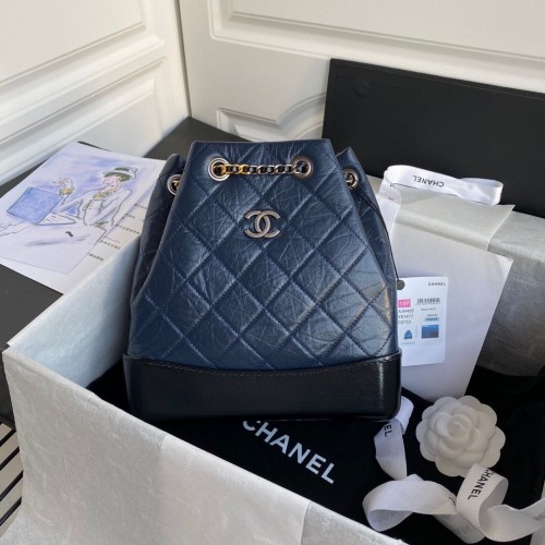 Chanel gabrielle petit sac à dos A94485 bleu