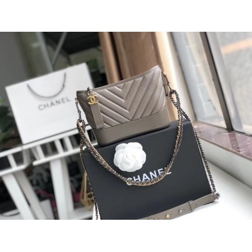 Chanel gabrielle petit sac hobo A91810 gris