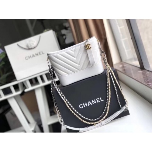 Chanel gabrielle petit sac hobo A91810 blanc