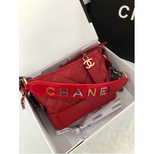 Chanel gabrielle petit sac hobo AS0865 rouge