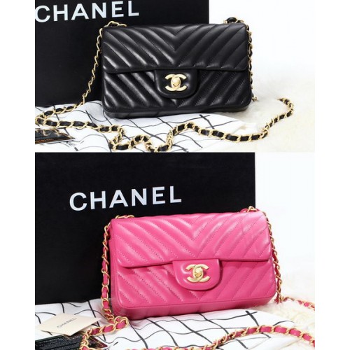 Chanel mini sac à rabat classique en peau de mouton originale CHA1116 or