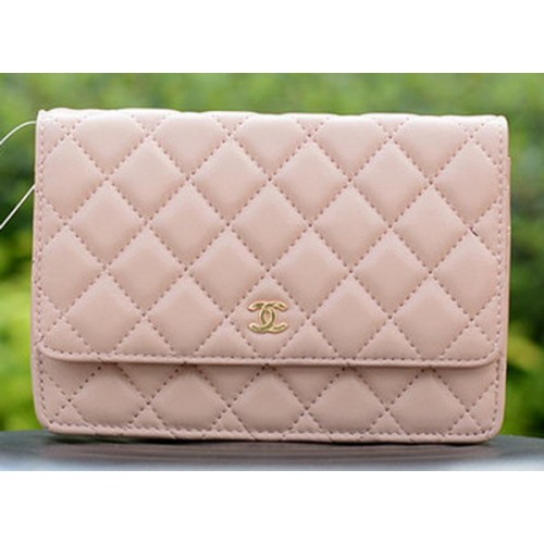 Chanel mini Flap Bags Cuir de Mouton Rose A33814 Doré