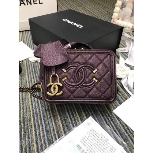 Chanel mini Vanity Case Original A93342 violet