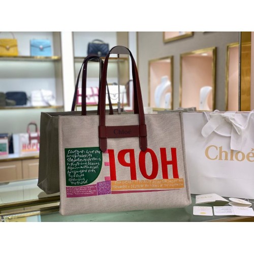 Chloé Tissu cuir 6C011 marron