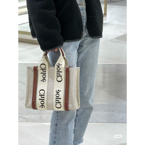 Chloé Tissu cuir 6C026 marron