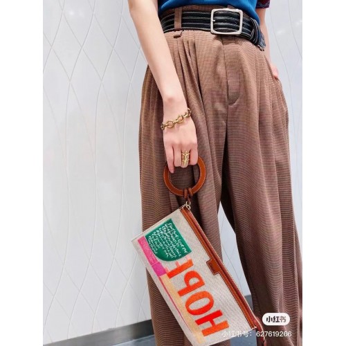 Chloé Tissu cuir 6C033 marron