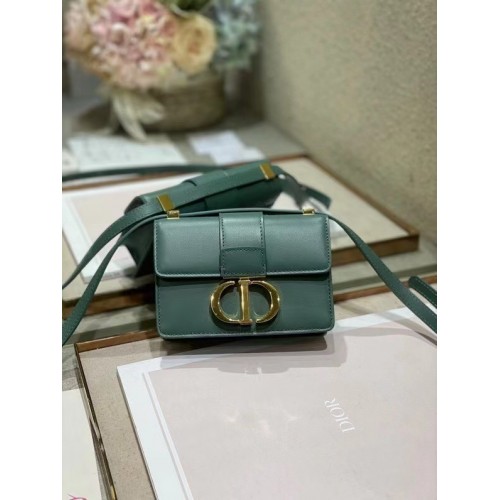 SAC DIOR 30 MONTAIGNE Cuir de veau mini M9204U vert