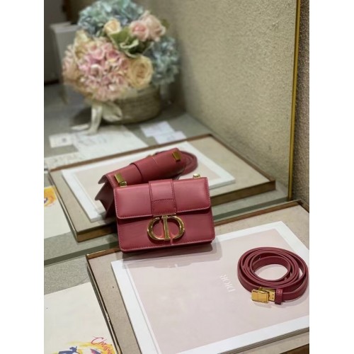 SAC DIOR 30 MONTAIGNE Cuir de veau mini M9204U rose