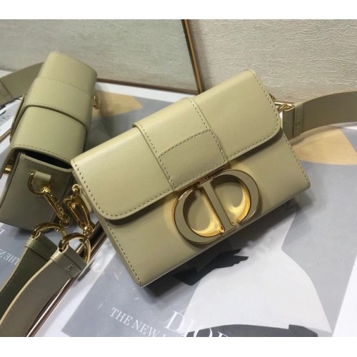 DIOR 30 MONTAIGNE BOX BAG Cuir de veau box beige menthe M9204U