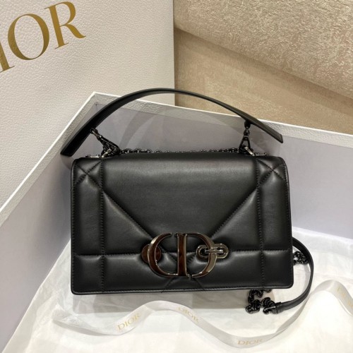 POCHETTE DIOR 30 MONTAIGNE AVEC BANDOULIÈRE ET POIGNÉE S32698 NOIR