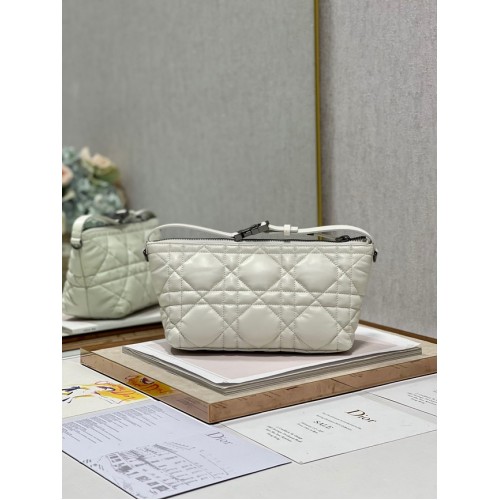 SAC DIOR BOBBY cuir S5554 blanc