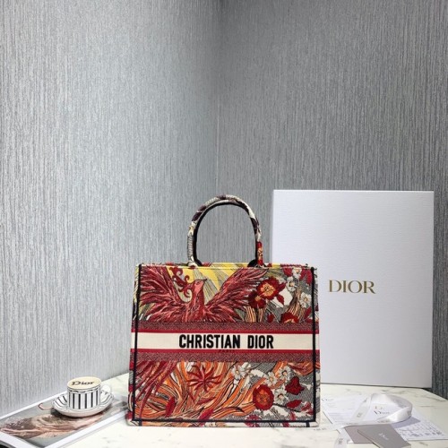 DIOR BOOK TOTE BAG EN TOILE BRODÉE C1286-4
