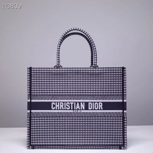 DIOR BOOK TOTE BAG EN TOILE BRODÉE M1286ZJOD